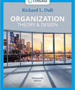 (eBook PDF) Organization Theory & Design 13th Edition
