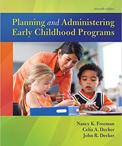 (eBook PDF) Planning and Administering Early Childhood Programs 11th Edition