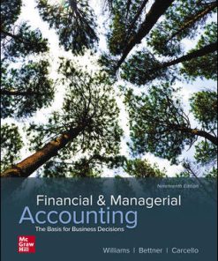 (eBook PDF) Financial & Managerial Accounting 19th Edition By Jan Williams