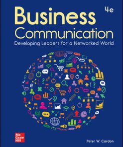 (eBook PDF) Business Communication: Developing Leaders for a Networked World 4th Edition