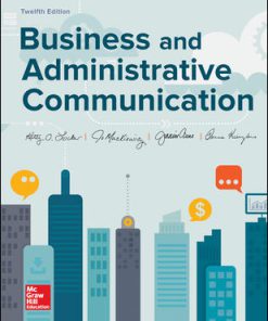 (eBook PDF) Business and Administrative Communication 12th Edition