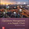 (eBook PDF) OPERATIONS MANAGEMENT IN THE SUPPLY CHAIN: DECISIONS & CASES 8th Edition