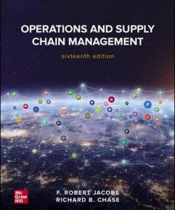 (eBook PDF) Operations and Supply Chain Management 16th Edition