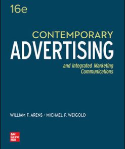 (eBook PDF) Contemporary Advertising 16th Edition By William Arens