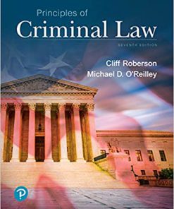 (eBook PDF) Principles of Criminal Law 7th Edition by Cliff Roberson