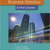 (eBook PDF) Business Statistics: A First Course 8th Edition