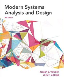 (eBook PDF) Modern Systems Analysis and Design 8th Valacich