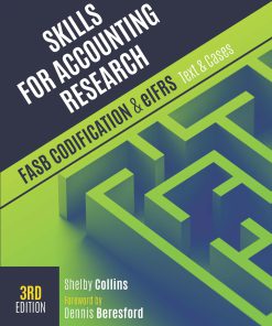 (eBook PDF) Skills for Accounting Research, 3e by Collins, Salzman