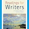 (eBook PDF) Readings for Writers 16th Edition