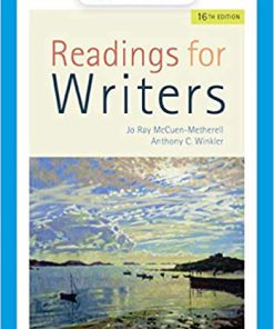 (eBook PDF) Readings for Writers 16th Edition
