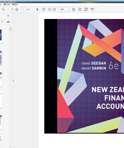 (eBook PDF) Test Bank fo New Zealand Financial Accounting 6th Edition by Samkin