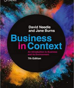 (eBook PDF) Business in Context: An Introduction to Business and its Environment, 7th Edition