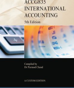 (eBook PDF) International Accounting ACCG835 (Custom Edition) (5e)