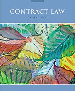 (eBook PDF) Contract Law 6th Edition by Mindy Chen-Wishart