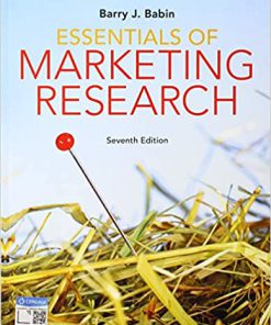 (eBook PDF) Essentials of Marketing Research 7th Edition