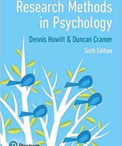 (eBook PDF) Research Methods in Psychology 6th Edition
