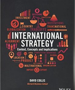 (eBook PDF) International Strategy Context, Concepts and Implications by David Collis