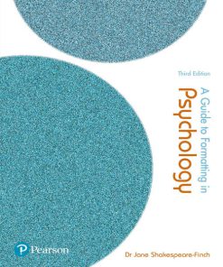 (eBook PDF) A Guide to Formatting in Psychology (Pearson Original Edition), 3rd Edition