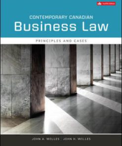 (eBook PDF) Contemporary Canadian Business Law 12th Edition
