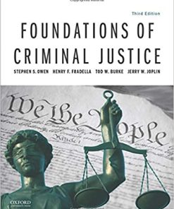 (eBook PDF) Foundations of Criminal Justice 3rd Edition