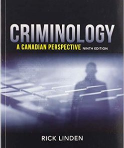 (eBook PDF) Criminology: A Canadian Perspective 9th Edition