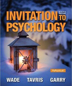 Invitation to Psychology 6th Edition by Carole Wade (eBook PDF)