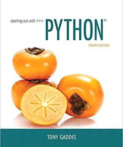 Starting Out with Python 4th Edition (eBook PDF)