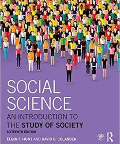 Social Science: An Introduction to the Study of Society 16th Edition (eBook PDF)