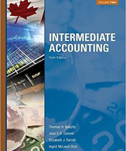 (eBook PDF) Intermediate Accounting Volume 2 6th by Thomas Beechy