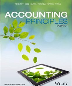(eBook PDF) Accounting Principles Volume 1 7th Canadian Edition