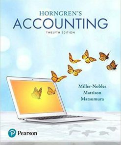 Horngren's Accounting 12th Edition (eBook PDF)