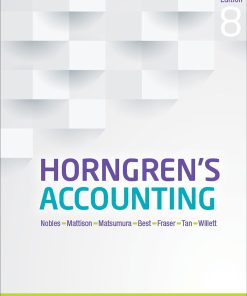 (eBook PDF) Horngren's Accounting (8e) Australia