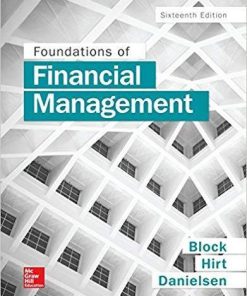 Foundations of Financial Management 16th Edition (eBook PDF)