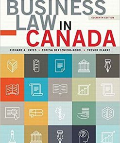 (eBook PDF) Business Law in Canada Eleventh 11th Canadian Edition
