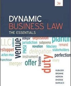 Dynamic Business Law: The Essentials 3rd Edition (eBook PDF)