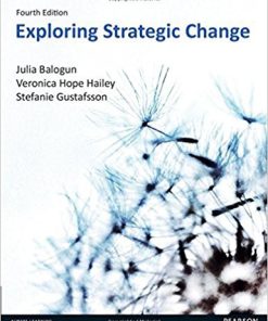 (eBook PDF) Exploring Strategic Change 4th Edition by Julia Balogun