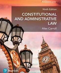 (eBook PDF) Constitutional and Administrative Law 9th by Alex Carroll