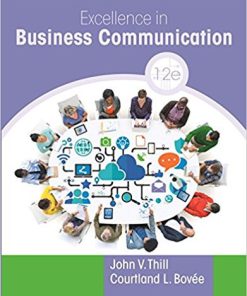 (eBook PDF) Excellence in Business Communication 12th Edition