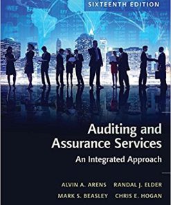 (eBook PDF) Auditing and Assurance Services 16th by Alvin A. Arens