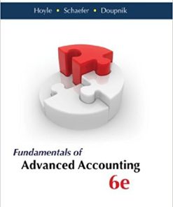 (eBook PDF) Fundamentals of Advanced Accounting 7th Edition by Joe Ben Hoyle