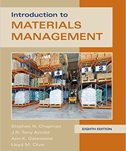(eBook PDF) Introduction to Materials Management 8th by Tony Arnold