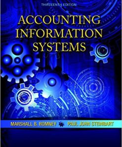 (eBook PDF) Accounting Information Systems 13th Edition