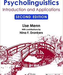 (eBook PDF) Psycholinguistics Introduction and Applications Second Edition
