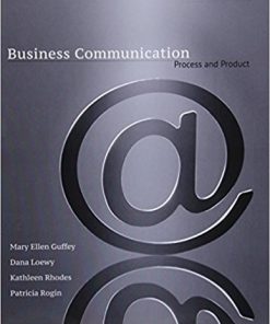 (eBook PDF) Business Communication Process Product 5th Canadian