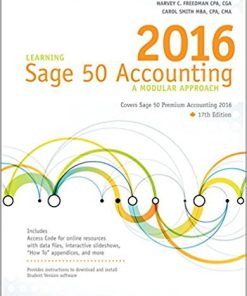 (eBook PDF) Learning Sage 50 Accounting 2016 A Modular Approach