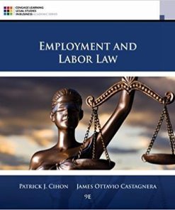 (eBook PDF) Employment and Labor Law 9th Edition by Patrick J. Cihon