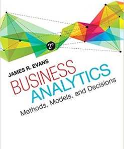 (eBook PDF) Business Analytics 2nd Edition by James R. Evans