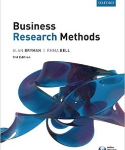 (eBook PDF) Business Research Methods 3rd Edition by Alan Bryman