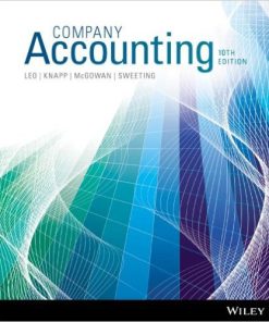 (eBook PDF) Company Accounting 10th Edition by Ken J. Leo