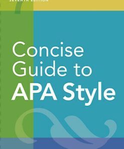 Concise Guide to APA Style: 7th Edition (eBook PDF)